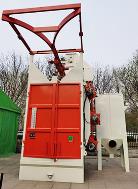 通过式悬挂抛丸机安 全使用与解决漏油问题以及中护板材质是什么